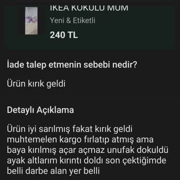 Dolap Uygulamasında Ürün İade Haksızlığı