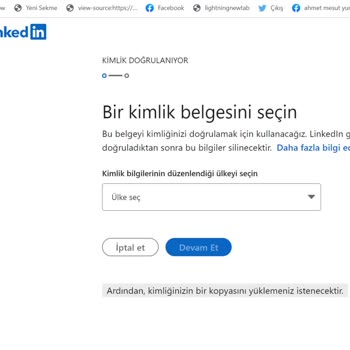 Linkedin Giriş Yapamıyorum Lütfen Durumu Hızlı Şekilde Çözün. Başvurularım Var.