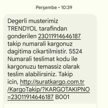 Sürat Kargo Kargomun İadeye Gitmesi