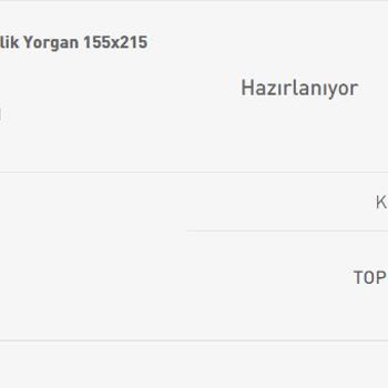 English Home 1 Aydır Ürünümü Göndermiyor.