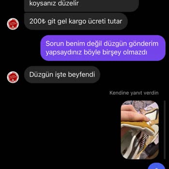 Sembol Sneakers Kusurlu Ürün Ve İlgisiz Satıcı Sorunu
