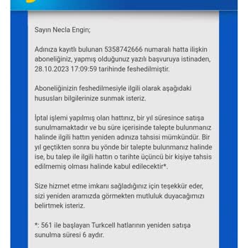 Turkcell Borç Çıkartıldı Kapanan Hatta
