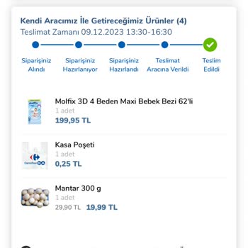Carrefour SA Teslim Edilmeyen Sipariş Ve Üslup