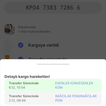PTT Kargo Teslim Edilmeyen Kargom