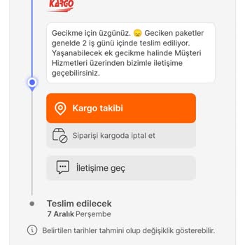 PTT Kargo Teslim Edilmeyen Kargom