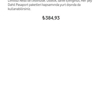 Vodafone 15 GB Hotspot İnternet Sınırı