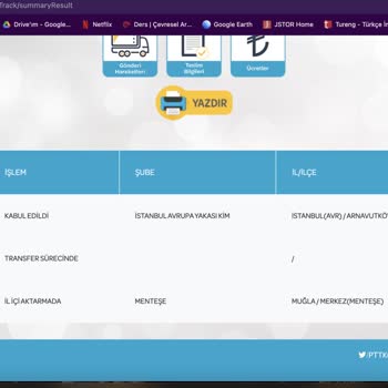 PTT Kargo Teslim Edilmeyen Kargom