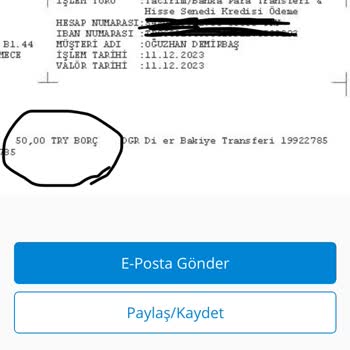 Denizbank Yatırım Hesabımdan 50 TL Çekildi Sebepsiz