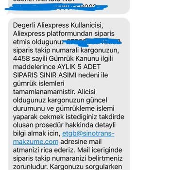 Sinotrans Makzume Lojistik Gümrüğe Takılan Ürünün İadesi