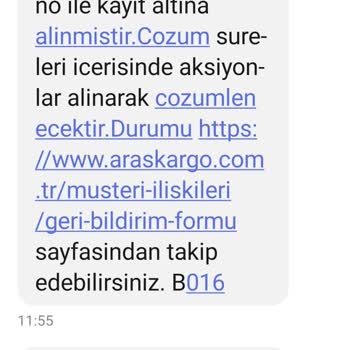 Aras Kargo Siparişi Getirmeden Heri İade Etti