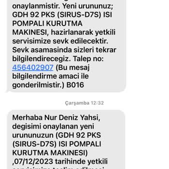 Grundig Yeni Ürünün Gönderilmemesi