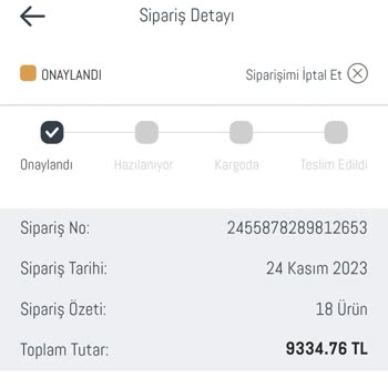 Madame Coco Siparişlerimi Göndermiyor 24:11. Sipariş Verdim