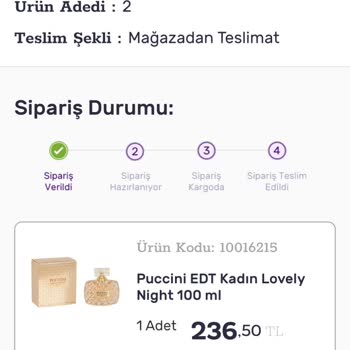 Gratis'ten Gönderilmeyen Ürün