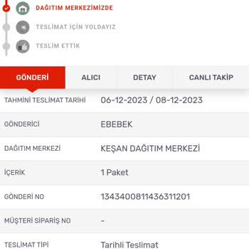 Ebebek Ne Ürünlerimi Ne Paramı Elime Ulaştırmıyor