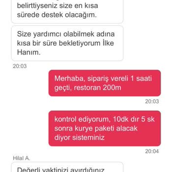İşlevsiz Yemeksepeti Gecikmede Sorumluluk Almıyor, İade Yapmıyor