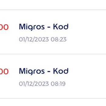 Migros Sanal Market- Dijital Kod Sorunu