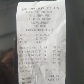 Şok Marketler Etiketle Fiş Fiyatı Farklı Ürün Hk.