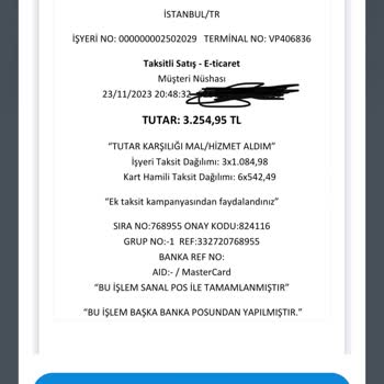 Zara 1 Ürün Almama Rağmen Hesabımdan 2 Kez Çekim Yapmış