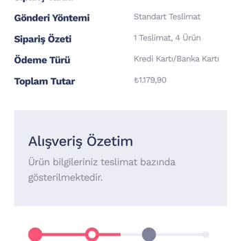 Penti Sipariş Kargoya Verilmiyor.