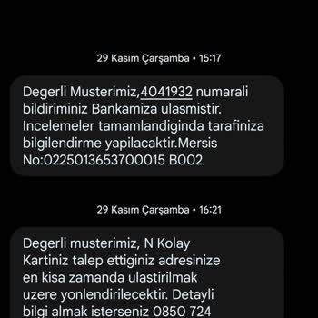 N Kolay Kartıma Ulaşamıyorum