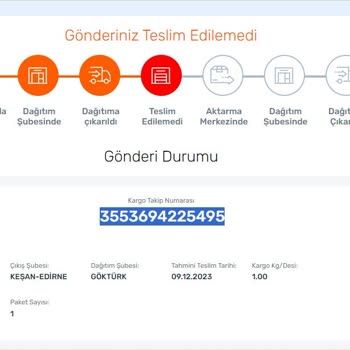 Aras Kargo Adrese Teslim Edilmemesi