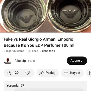 Nichols Perfume Parfümü Orijinal Diye Aldık Ama...