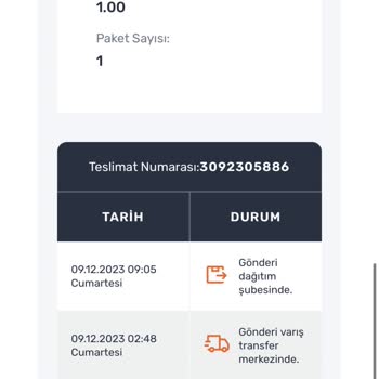 Sürat Kargo Cemaliye Şube Çorlu