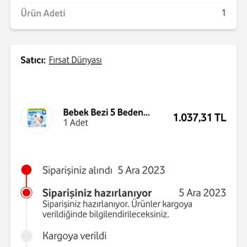 Her Şey Yanımda 6 Gündür Siparişimi Kargoya Teslim Etmedi