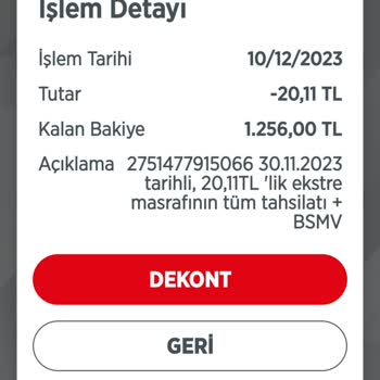 Ziraat Bankası Ekstre Masrafı Kesintisi