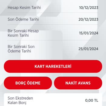 Ziraat Bankası Ziraat Kredi Kartı Artı Bakiye