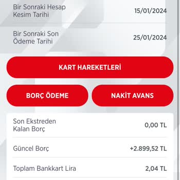 Ziraat Bankası Ziraat Kredi Kartı Artı Bakiye