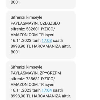Iyzico/Amazon Hesaptan Habersiz Para Çekimi