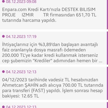 Enpara Uzun Provizyon Süresi