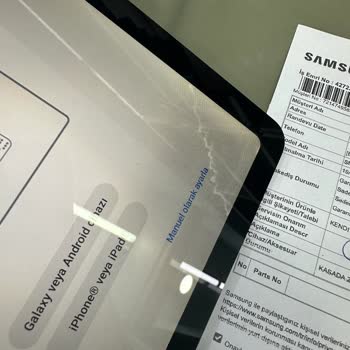 Samsun Samsung Yetkili Servisi Tabletimin Ekranını Bozdu