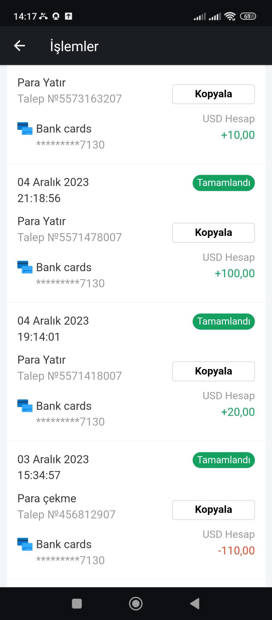 Olymp Trade 110 Dolar Paramı İstedim Vermediler Şikayetvar