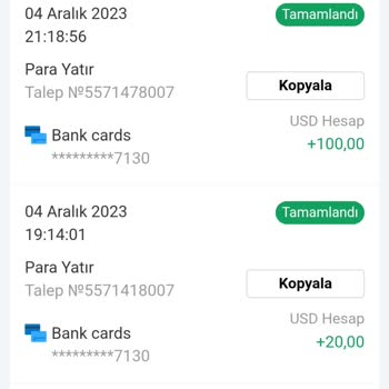 Olymp Trade 110 Dolar Paramı İstedim Vermediler