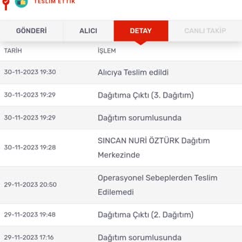 Kargom Sende Teslim Etmiyor