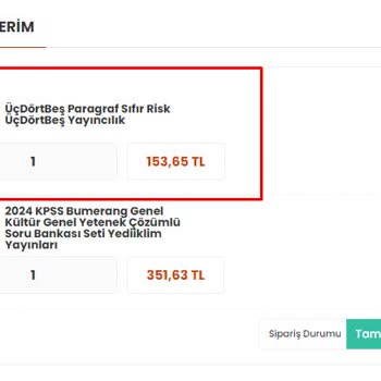 Ykmkitap Para İademi Gerçekleştirmiyor