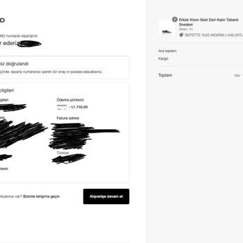 Derimod Yanlış Ayakkabı Göndermesine Rağmen Ücret İadesini Yapmıyor!