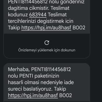 Hepsijet Kargodan Şikayetçiyim... Kargomu Bana Getirmeden İade Etti