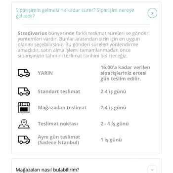 Stradivarius Sipariş İptali Ama Habersiz