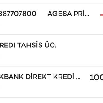 AgeSA Hayat ve Emeklilik Hayat Sigortası İptali Ve Ücret İadesi Talebi