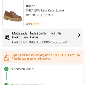 FLO Ayakkabı FLO Ürünü Göndermiyor İade De Etmiyor