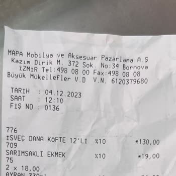 IKEA Böcekli Yemek Servis Edilmesi