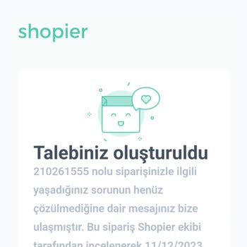 Shopier Neredeyse 1 Aydır İadem Gerçekleşmedi