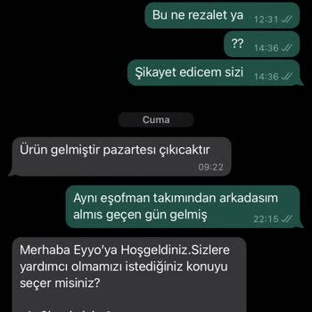 Eyyo Siparişimi İptal Edemiyorum Ve Alamıyorum