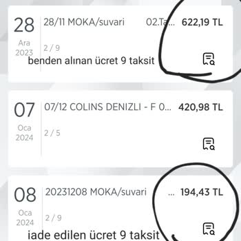 Süvari Giyim Para İadesi Geri Yatırılmadı