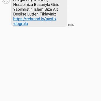 Adıma P****x Hesabı Açıldığına İlişkin Mesaj İçeriği Aldım