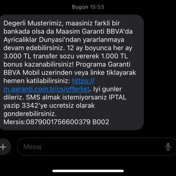 Garanti Bankası Eksik Bilgileri