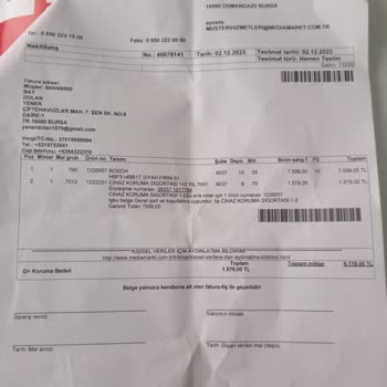 Bosch Teslimat Yok. Aldığım Ürün Yok. Ayrintili Yok